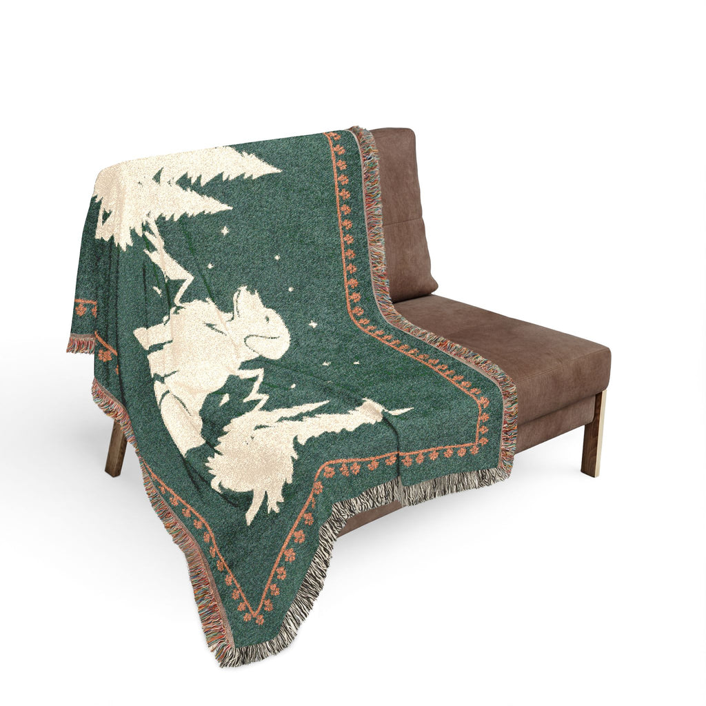 The Trail Blanket — Labrador Edition | Premium Woven Dog Blanket | Cabin & Outdoor Gift for Dog Lovers