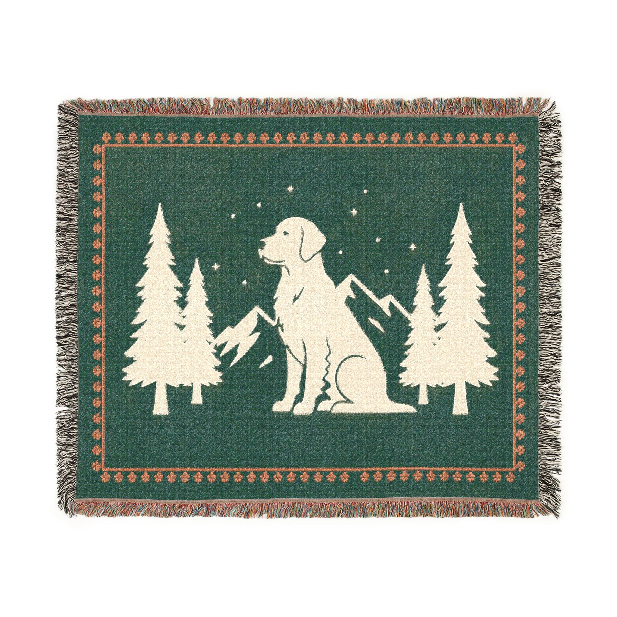 The Trail Blanket — Labrador Edition | Premium Woven Dog Blanket | Cabin & Outdoor Gift for Dog Lovers